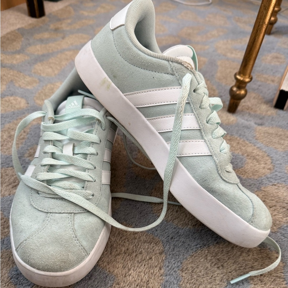 Adidas Women's Pastel Green Sneakers